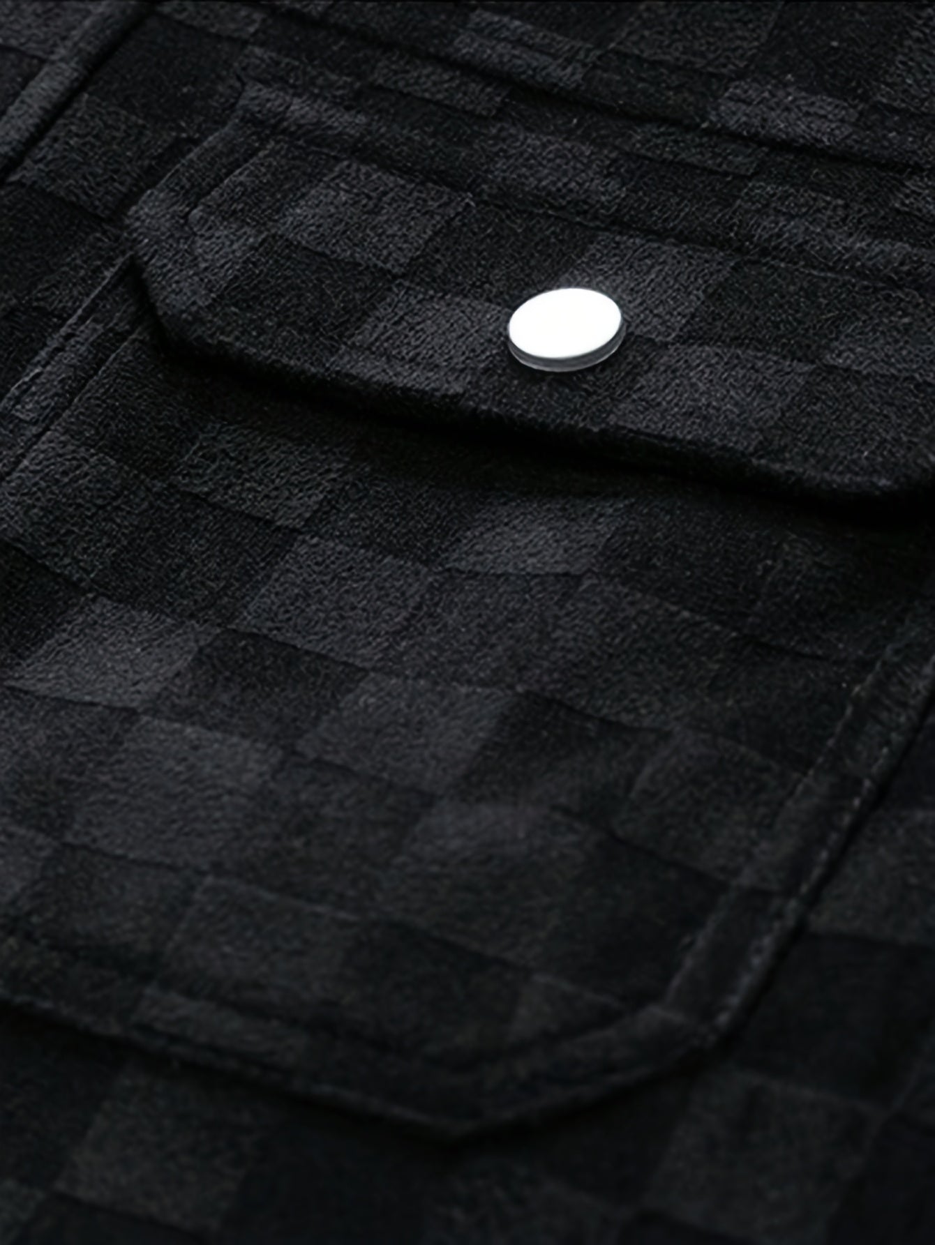 RAFAEL TONAL CHECKERBOARD SUEDE JACKET