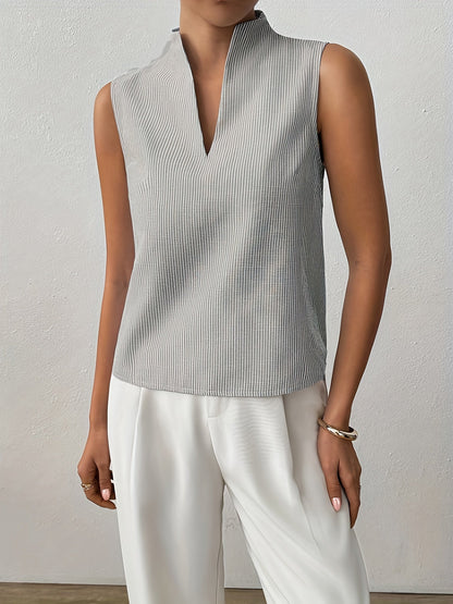 CAMILA EDGE STRIPE TANK