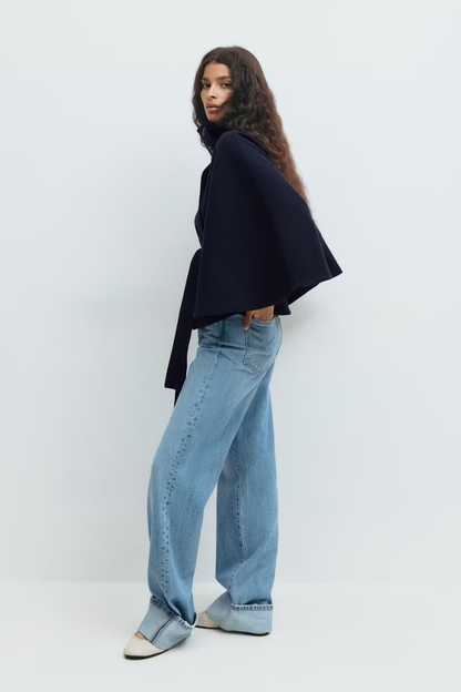 ISABELLA CHIC BELT CAPE JACKET