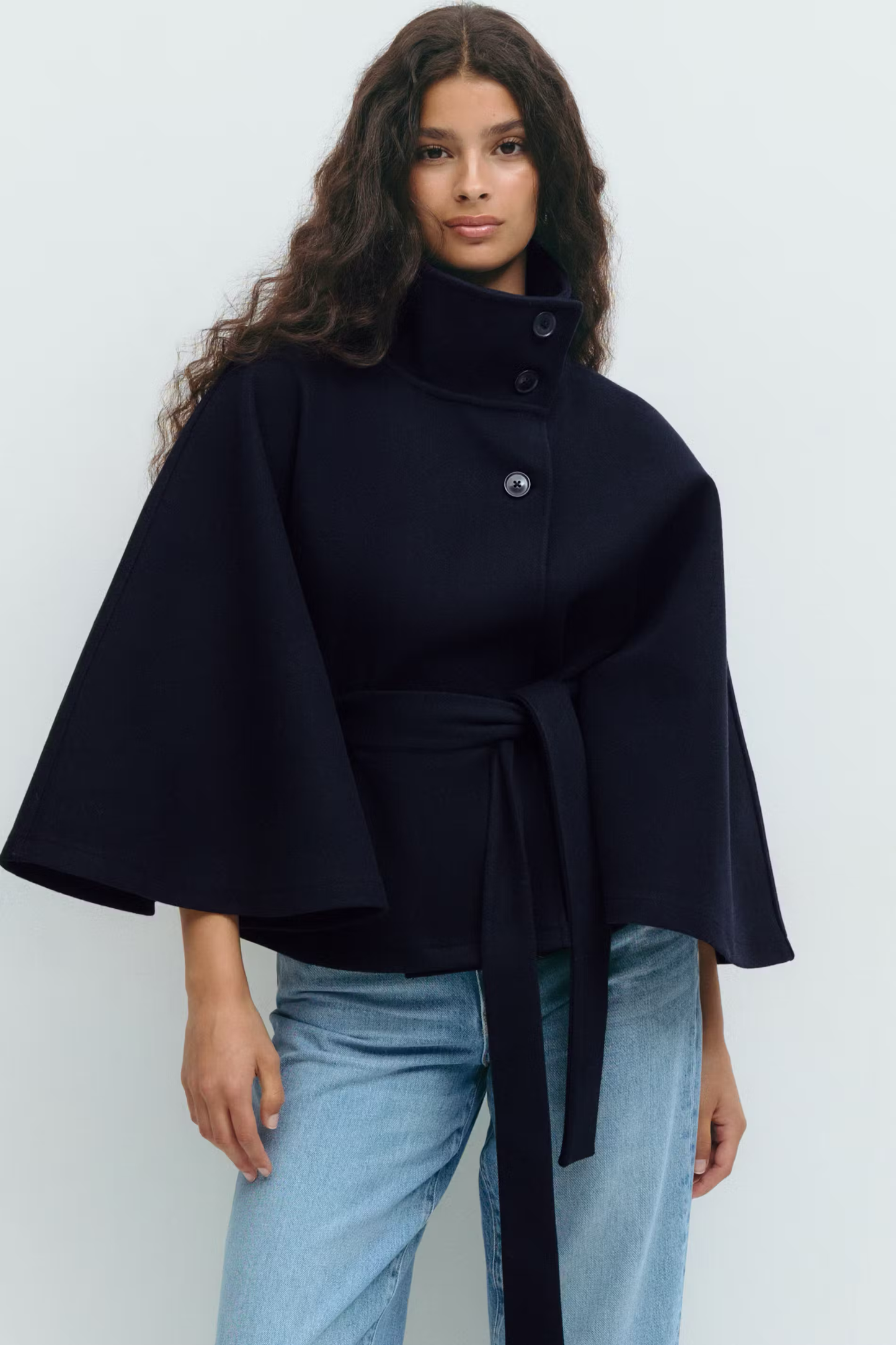 ISABELLA CHIC BELT CAPE JACKET