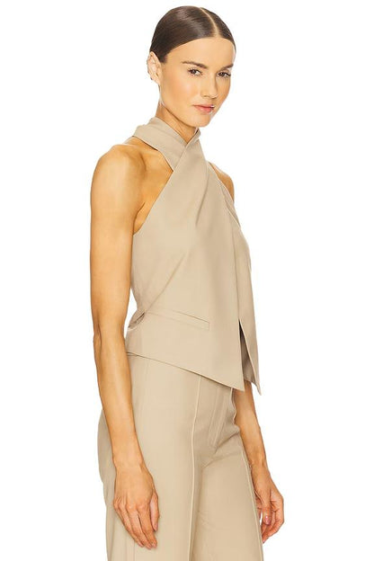 ELYSIAN TAILORED HALTER VEST