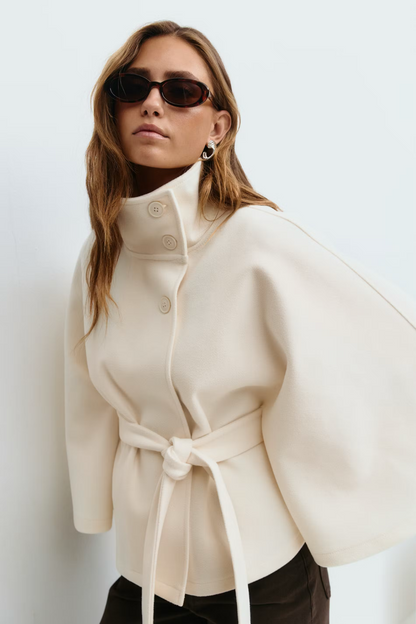 ISABELLA CHIC BELT CAPE JACKET