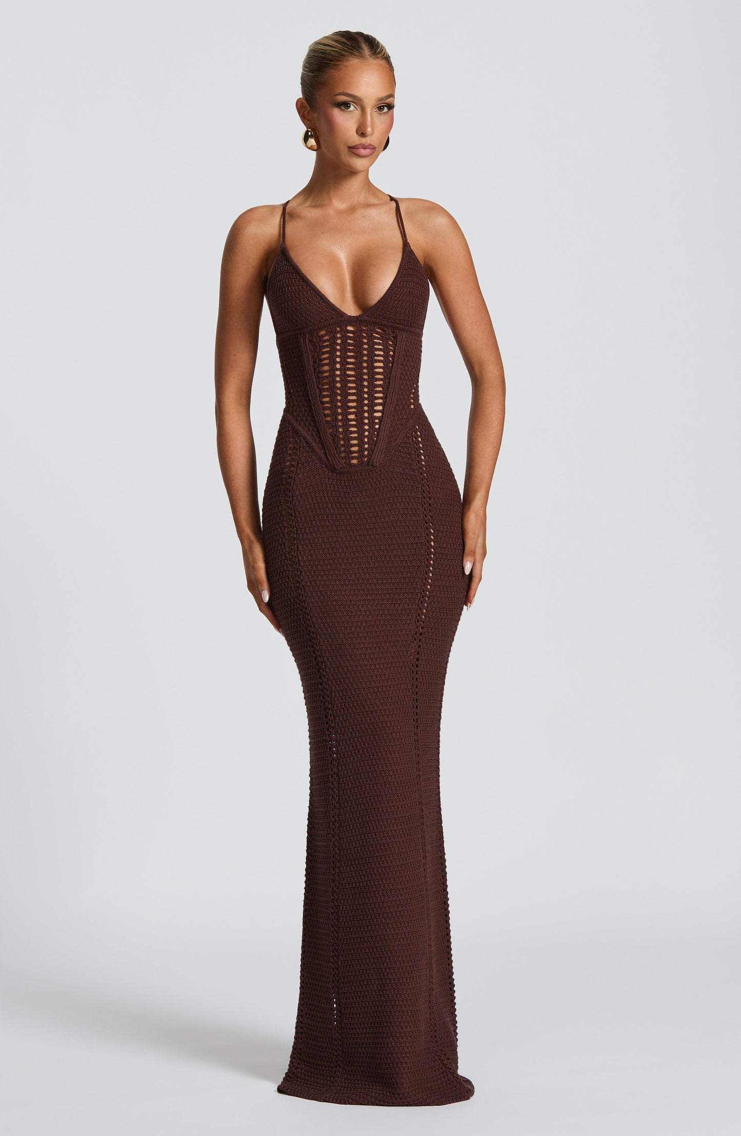Valencia Draped Slit Maxi