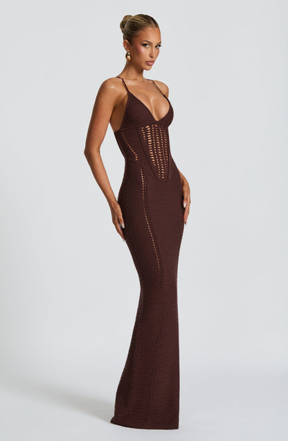 Valencia Draped Slit Maxi
