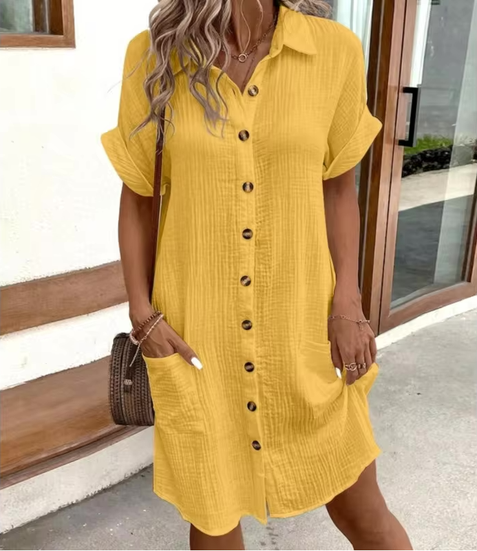 ELYSIAN BREEZY SHIRTDRESS
